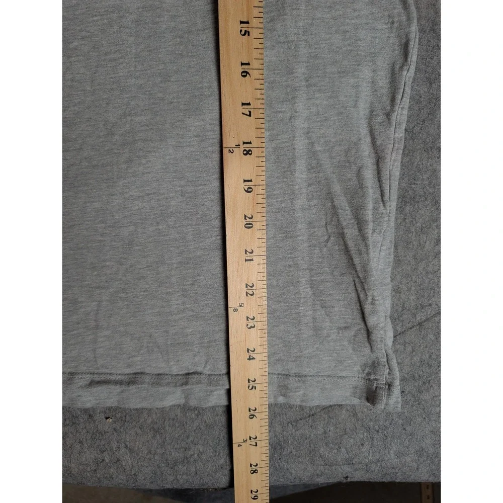 The North Face Mens Gray Box Logo Graphic Short Sleeve T-Shirt NF0A3R1G